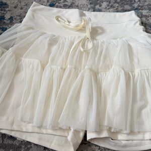 POPFLEX Off white Pirouette Skort